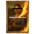 Karen Bass Mona Lisa Sticker: 3x2 inches
